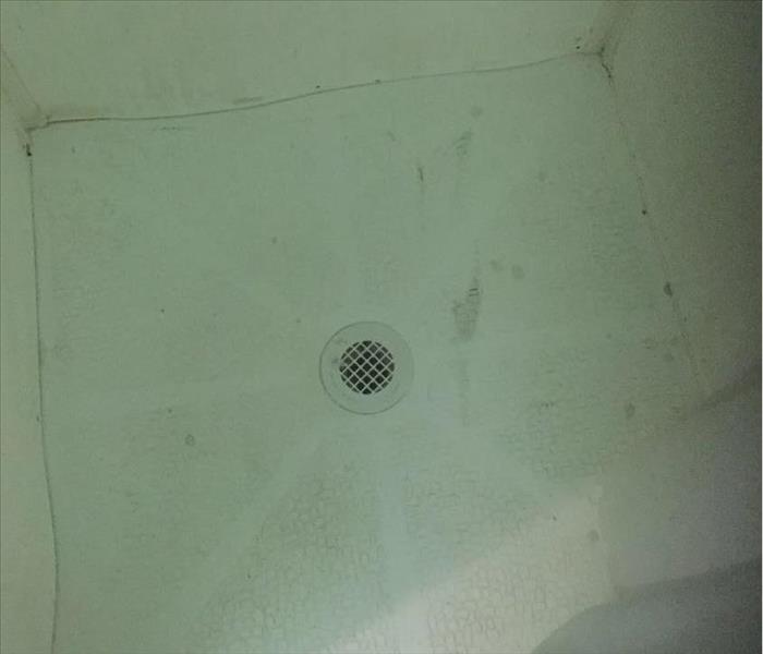 clean shower base